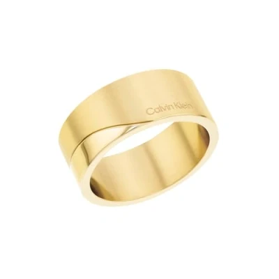 Afbeelding van Calvin Klein Damesring, collectie Minimal Circular, 52, metaal, Geen edelstenen, siersteen