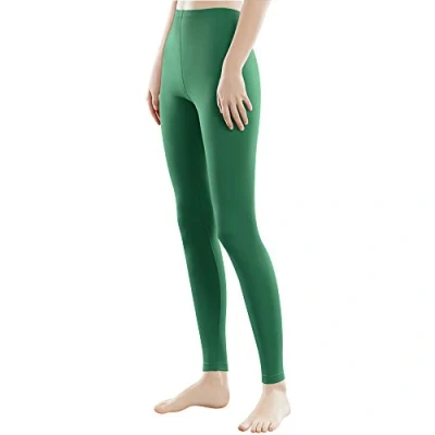 Afbeelding van Libella 4108VA Dames Lange Leggings Veelkleurig Hoge Taille Slim Fit Katoenen Broek, Groen