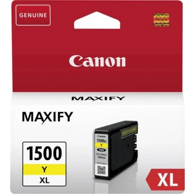 Afbeelding van Canon PGI 1500XL Y Inktcartridge Geel Hoge capaciteit
