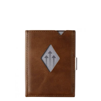 Afbeelding van Exentri Leather Multi Wallet hazelnut Dames portemonnee