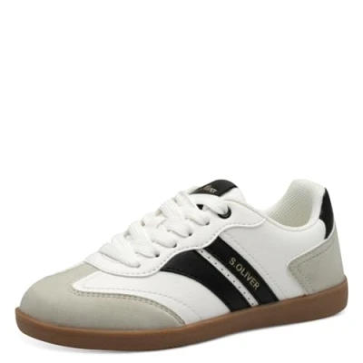 Afbeelding van s.Oliver Sneakers laag voor kinderen, Maat: 35, White comb. Kunststof