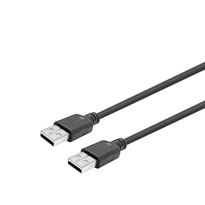 Afbeelding van VivoLink PROUSBAA20 20m USB A Mannelijk Zwart, Transparant kabel