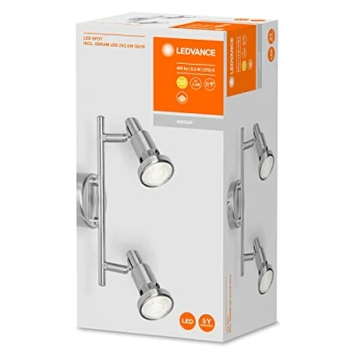 Afbeelding van LEDVANCE LED SPOT GU10 (EU) L 4058075540545 plafondspot 5.2 W Zilver