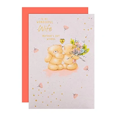 Afbeelding van Hallmark Moederdagkaart voor vrouwen, motief: Forever Friends, wit, 25562836