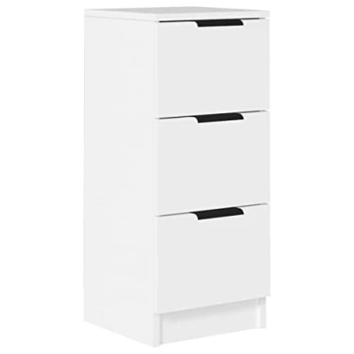Afbeelding van vidaXL Dressoir, wit, 30 x 70 cm, bewerkt hout