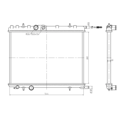 Afbeelding van Radiateur NRF 58304A