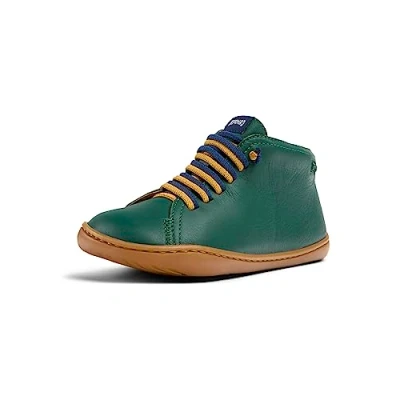 Afbeelding van Camper PEU Sneakers hoog voor kinderen, Maat: 28, Dunkelgrün Leer