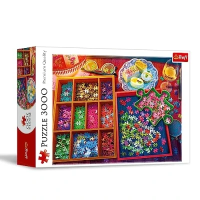 Afbeelding van Trefl Puzzels 3000&quot; Avond met puzzels&quot;