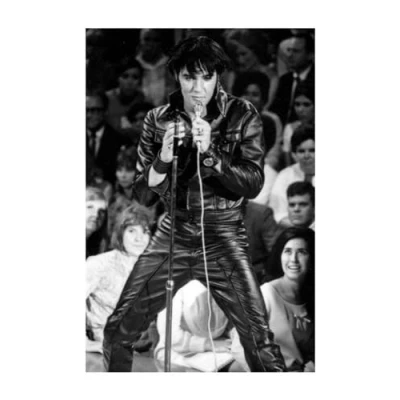 Afbeelding van Kunstdruk Elvis Presley 68 Comeback Special 40x50cm