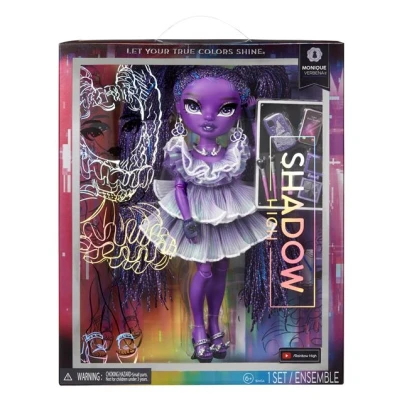Image de Poupée Rainbow High Shadow Monique Verbena S2 Violet foncé