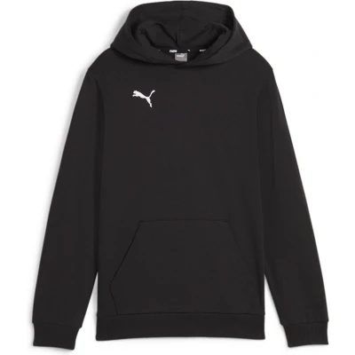 Afbeelding van Puma teamGOAL Casuals Hoody Jr Jongens sporttrui Black White Maat 128