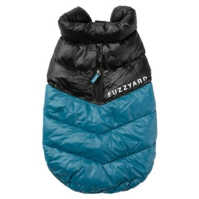 Afbeelding van Fuzzyard South Harlem Jacket Marineblauw&amp;Zwart Hondenkleding 49 cm