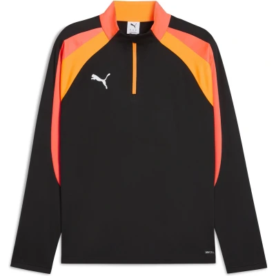 Afbeelding van individualLIGA top met kwartrits voor Heren, Zwart, Maat S PUMA