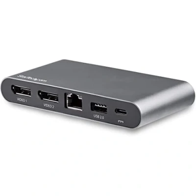 Image de Usb C Multiport Adapter Dual Monitor 2 X 4k Dp Windows pd