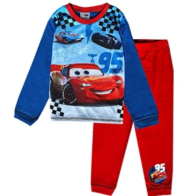 Afbeelding van Pyjama van Disney, model Boys Toddler Official Disney Cars Lightning McQueen Character pyjamaset
