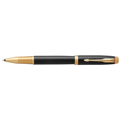 Afbeelding van Parker IM Premium Black Gold GT Rollerball Kleur: Zwart De Vulpenwereld