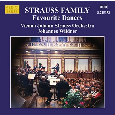Afbeelding van Vienna Johann Straus Orchestra, Wildner Strauss Family, Favourite Dances (CD)