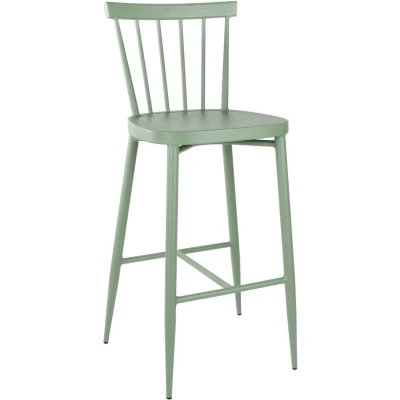 Afbeelding van Bolero Windsor Aluminium Groene Hoge Krukken (pak van 2) DX689 Horeca &amp; Professioneel