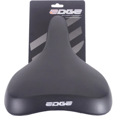 Afbeelding van Fietszadel Edge Towny met memory foam zwart