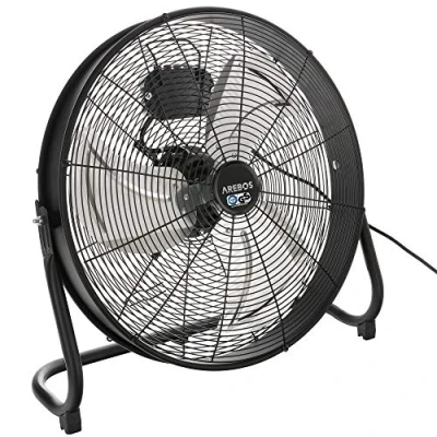 Afbeelding van Arebos Vloerventilator, 50 cm, 120 W, 3 snelheden, instelbare hellingshoek