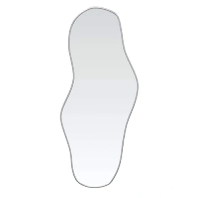 Afbeelding van VidaXL Wandspiegel 100x45 cm zilverkleurig