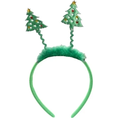 Afbeelding van Kerst Haarband Kerstbomen Deluxe