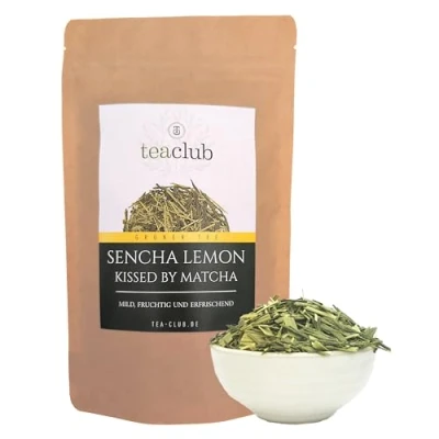 Afbeelding van Sencha limoengroen thee 50g Japanse groene met matcha en citroengras