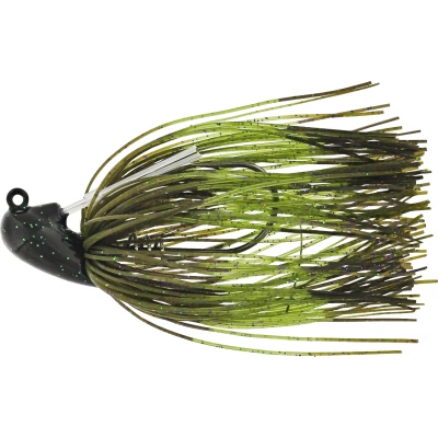 Afbeelding van Westin Slide Up Skirted Rubber Jig 14g (Tungsten) Junebug Loodkoppen