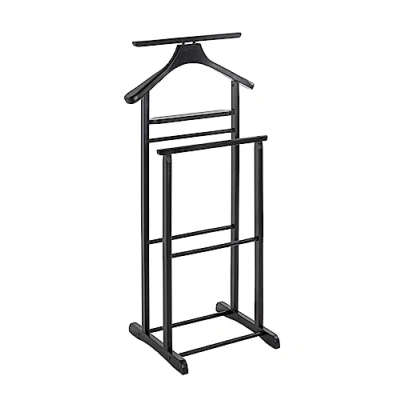 Afbeelding van Haku Möbel 30569 kledingstandaard, massief hout, 36 x 47 102 cm, zwart