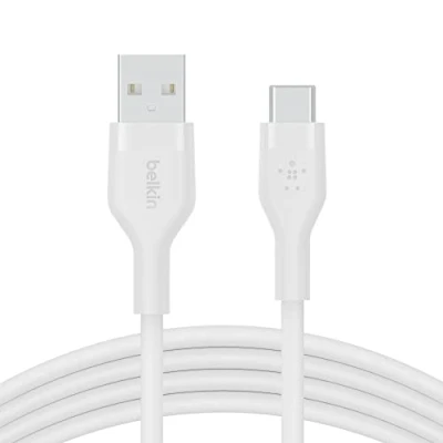 Image de Belkin BOOST CHARGE Câble USB (M) pour 24 pin C 2 m blanc