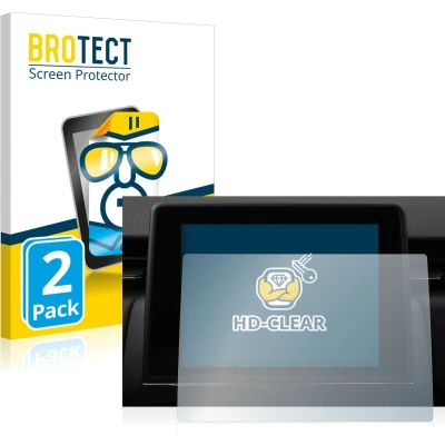 Afbeelding van BROTECT Screenprotector voor Renault Captur Easy Link 7&quot; Folie Beschermfolie transparant (2 Stuks)