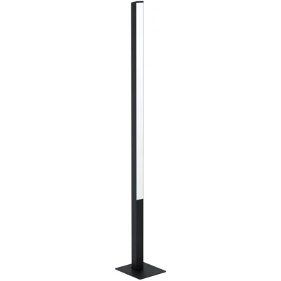 Afbeelding van EGLO connect.z Simolaris Z Smart Vloerlamp 161,5 cm Zwart/Wit Instelbaar RGB &amp; wit licht Dimbaar Zigbee