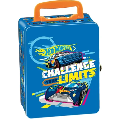 Afbeelding van Klein Toys Hot Wheels verzamelkoffer geschikt voor max. 18 auto&#039;s 15,5x8,5x21 cm blauw