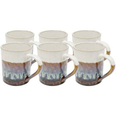 Afbeelding van Mokken Brezza bruin (6/set) Kare Design