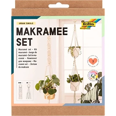 Afbeelding van Folia Knutselset Macramé Urban Jungle, Handwerkset, Veelkleurig