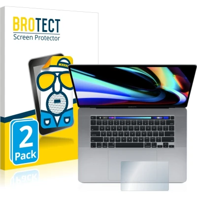 Afbeelding van BROTECT Screenprotector voor Apple MacBook Pro 16&quot; 2019 (Touch Trackpad) Folie Beschermfolie matte (2 Stuks)
