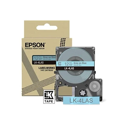Afbeelding van Epson LK 4LAS Grijs, Lichtblauw