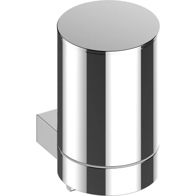 Afbeelding van KEUCO Lotiondispenser van verchroomd metaal navulbare inhoud ca. 180 ml zeepdispenser voor badkamer en toilet wandmontage