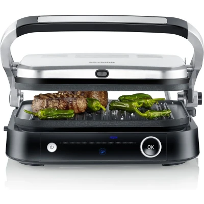 Afbeelding van Severin KG 2395 Contactgrill Zwart/zilver