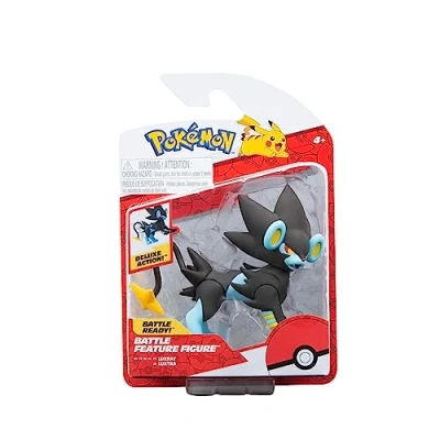 Afbeelding van Pokémon PKW2669 Battle Feature Figuur, Luxtra, officiële beweegbare figuren, 11,5 cm