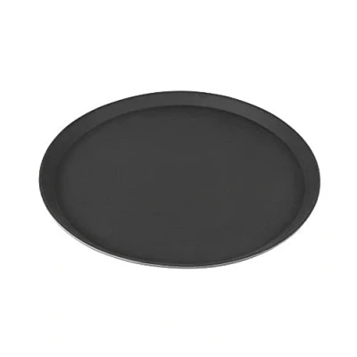 Afbeelding van Cambro Treadlite rond antislip glasvezel dienblad zwart 40,5cm