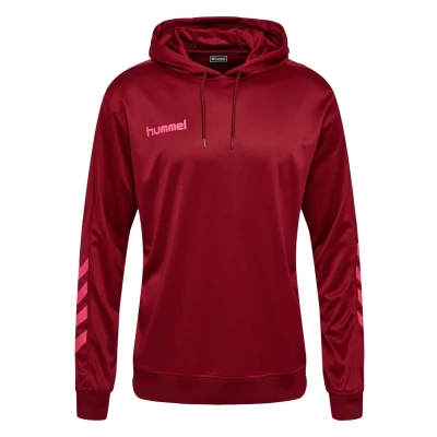 Afbeelding van Hummel Hmlpromo POLY Hoodie Hoodie, Heren, Maat: XXL, Biking red/raspberry sorbet