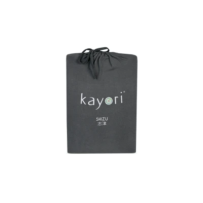 Afbeelding van Kayori Shizu Topperhoeslaken stretch Jersey Antracite 180/200 220 1 persoons,180/200,180/210,180/220 (Kleur: Antracite)
