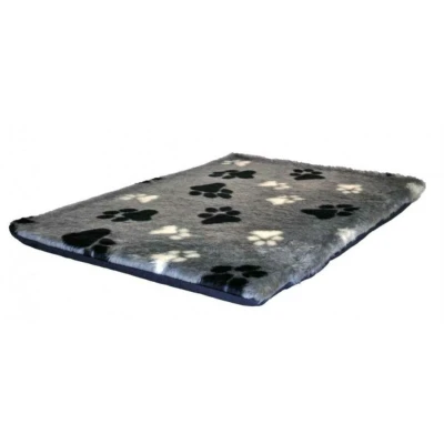 Afbeelding van Benchkussen Teddy grijs met poot afdruk 60x50x4 cm