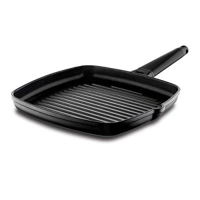 Afbeelding van Castey Grillpan, 27 cm, zwart handvat