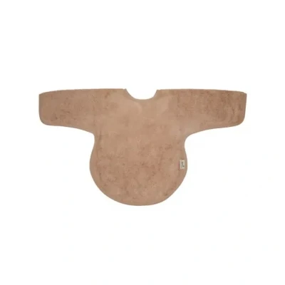 Afbeelding van Timboo Slab Met Elastische Mouwen XL Bamboo 36x34cm Drukknoop Savannah Sand