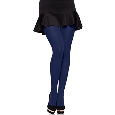 Afbeelding van Merry Style MS GB 162 Dames Panty 60 DEN Plus Size Grote maat Polyamide Donkerblauw XXXXL