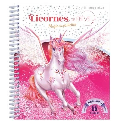 Image de Licornes de rêve Mini carnet Magie des paillettes