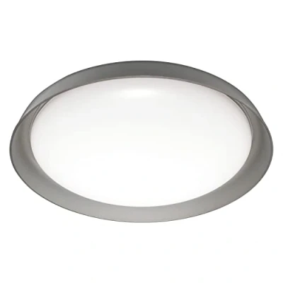 Image de LEDVANCE Applique et plafonnier LED intelligents pour une utilisation en intérieur avec technologie WiFi couleur de la lumière variable(3000K 6500K) gris 43cm compatible Google Alexa ORBIS}