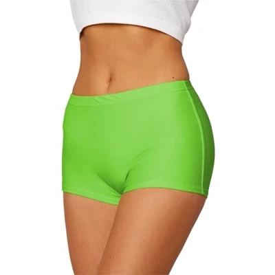 Afbeelding van Merry Style HI Leila Dames Zwembroek Zwemshorts Bikinibroekje Elastische tailleband Polyamide &amp; Elastaan Lichtgroen (7068) 40